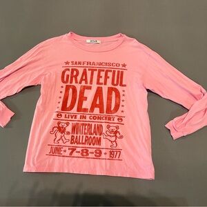 LETLUV for Anthropologie women’s Grateful Dead LS t shirt.  One size
